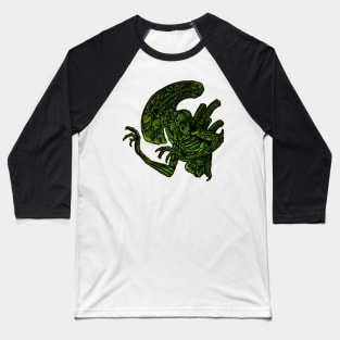 Alien Skull Baseball T-Shirt